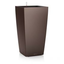 Vaso da interno e esterno cubico Premium 22 cm - Espresso Metallizzato - Espresso Metallizzato