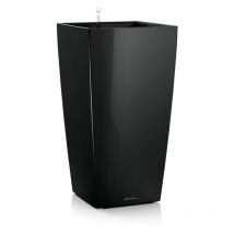 Vaso da interno e esterno cubico Premium 30 cm - Nero Lucido - Nero Lucido