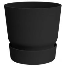 Vaso greenville round 30CM living black - Elho