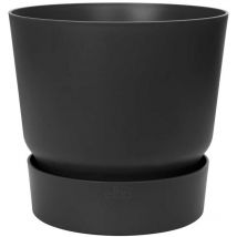 Vaso greenville round 20CM living black - Elho