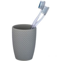 Vaso de dientes Punto, gris - Gris