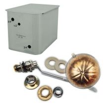 Vaso di espansione zincato 50lt + kit montaggio vaso espansione