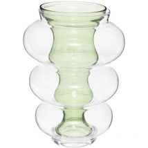 Atmosphera Créateur D'intérieur - Vaso doppio atmosphera x matali crasset h36cm in vetro verde