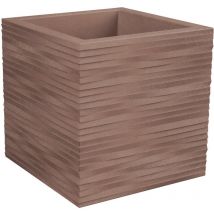 Vaso quadro resina elegance cm. 39,5 avana