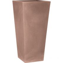 Vaso quadrato alto resina EROS cm. 80 AVANA