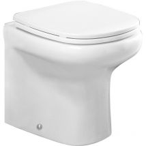 Vaso filo muro serie compact con scarico universale