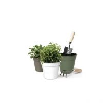Vaso fioriera fly diametro cm 40x37h Bama colore: cappuccino