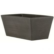 Vaso fioriera in resina Girasole 60 cm. Antracite