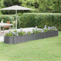 Furniture Limited - Letto da Giardino in Acciaio a Polvere