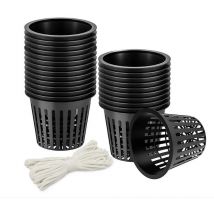 Fortuneville - Vaso idroponico, secchio per semina riutilizzabile Cesto per coltura idroponica Vasi per piante in plastica per coltura idroponica