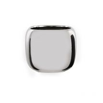 Mica Decorations - Vaso manon quadrato in argento h10,5x13x13 cm