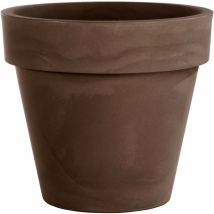 Vaso Ø50x43 Cm In Polietilene Tulli Vaso Standard One Essential 50 Bronzo
