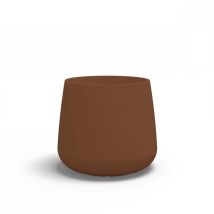 Tekcnoplast - Vaso In Resina Tondo Goccia Altezza Cm. 65 Bronzo