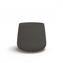 Tekcnoplast - Vaso In Resina Tondo Goccia Altezza Cm. 65 Antracite