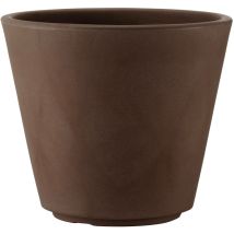 Vaso Ø33x28cm In Resina Tulli Ribeira Essential 35 Bronzo