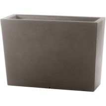 Vaso 100x36x70cm in Resina Tulli Schio Cassa Alta Essential 100 Cappuccino