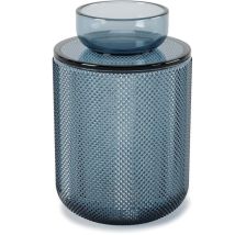 Umbra - Vaso in vetro con portacandele integrato Allira