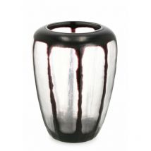Vaso Kirinda Svas Vt Trasparent nera H35 - indian handmade