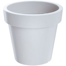Vaso Lofly in plastica bianco 13,4 (lunghezza) x 13,4 (larghezza) x 12 (altezza) cm