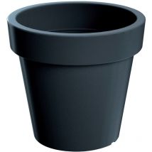 Vaso Lofly in plastica grigio antracite 24,5 (lunghezza) x 24,5 (larghezza) x 22,5 (altezza) cm
