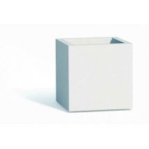 Vaso Cube Bright Led Multicolor Con Batteria e Solare in Polimero Monacis Cm 40X40X40 h