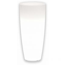 Leuchtende Vase Stilo Round Bright, mit led Dekoration für den Außeneinsatz 'Made in Italy' -Mehrfarbig / ø 33 cm / Batterie