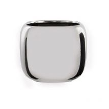 Vaso Manon quadrato in argento a14 cmx17x17 cm