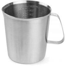 Vaso medidor de cocina con escala de acero inoxidable 0,5 l Hendi 516102