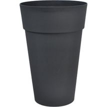 Vasar – Vaso conico alto Houston 35 smoke – 54 cm altezza, 35 cm larghezza – Resistente agli urti e ai raggi UV
