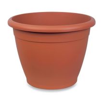 VECA – Vaso Naxos Cioccolato – 52 cm – 50 litri – Resistente agli urti, riciclabile, facile da pulire – MADE IN ITALY