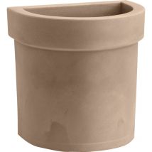 Vaso a parete resina themis cm. 40 avana