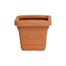 Vaso Prestige in resina festonato decorato cm 40x40x35 per piante e fiori da balconi e terrazzi