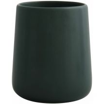 MSV - vaso/portacepillos de cerámica maonie verde oscuro - Verde oscuro