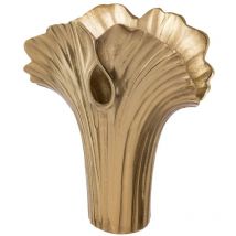 Vaso Portafiori All Ginko Alluminio Champagne 42cm