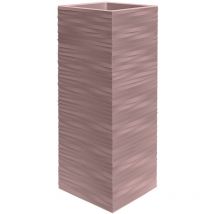 Vaso quadro alto colonna resina divo elegance cm. 75 avana