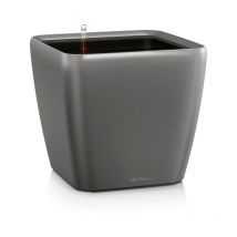Vaso da interno e esterno quadro Premium ls 50 cm - Antracite Metalizzato - Antracite Metalizzato