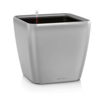 Vaso da interno e esterno quadro Premium ls 35 cm - Argento Metallizzato - Argento Metallizzato