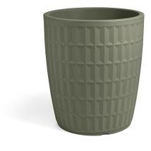 Vaso rotondo in resina 'Tyle' 80 cm. Terra Laguna