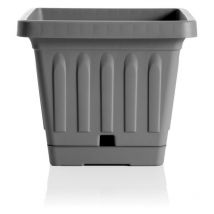 Bama - Vaso Terra Quadrato Grigio 20x20