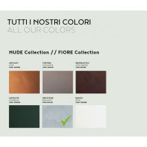 Vaso tondo Mirage in resina cm. 80 greystone - greystone