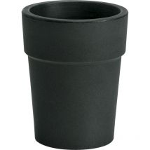 Vaso tondo resina ares cm. 30 antracite