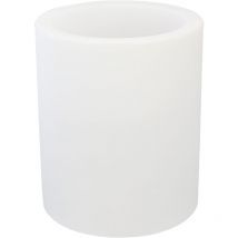 Monacis - Vaso Tondo Venusio Lampe Durchm. Cm 40Xh.50 Lt.16 Giac.-Luce Bia. Technoplast