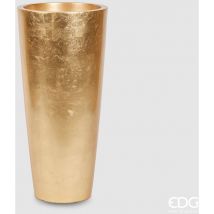 Vaso Vetroresina Rotondo Bombato H 100 Gold