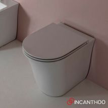GSG - Vaso Wc a Terra flut - Filo Muro - Sistema di Scarico Smart Clean