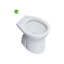 Vaso wc a terra con scarico a pavimento in ceramica bianca serie orchidea scarico a terra BARBOTTINA