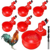Vasos de agua para pollos, bebederos para pollos, bebederos automáticos para pollos, bebederos automáticos para pollos, kit de bebederos para pollos,