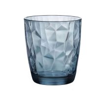 Bormioli Rocco - bormioli vasos diamond acqua azul 30 cl bandeja 6 , Lote 6 vasos Diamond Acqua Azul 30 clFabricado en vidrio de alta calidadApto