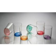 BOHEMIA vasos sidra spiral colores 360 ml caja 6 , Caja 6 vasos sidra Spiral colores 360 mlFabricado en cristal de Bohemia de alta calidadSe