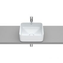 Vasque à poser en fineceramic Inspira Square - 370x370x140mm - Perle