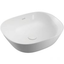 Vasque à poser basse Vitra Plurals blanc